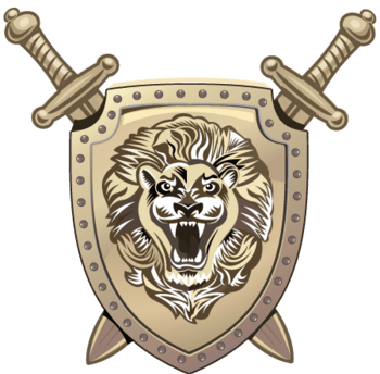 狮面盾牌欧式图案