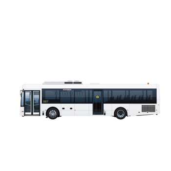 白色汽车公交车