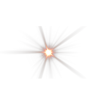 金色线性发散光点效果