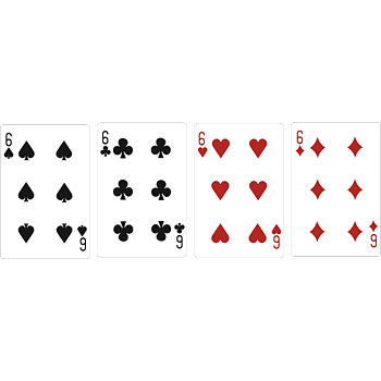 4精美扑克牌模版