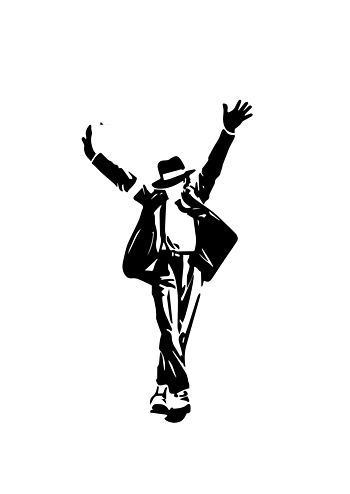迈克尔杰克逊剪影