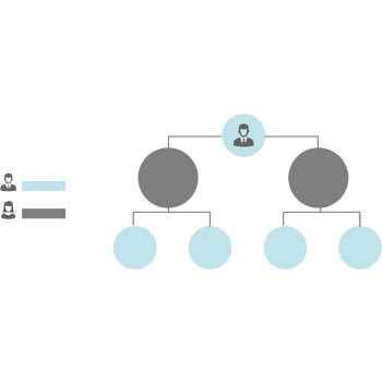 扁平化结构构成