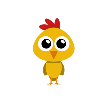 卡通黄色小鸡