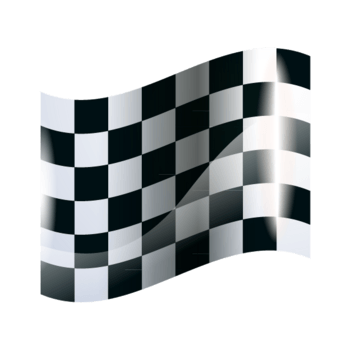 矢量黑板间接汽车终点旗帜