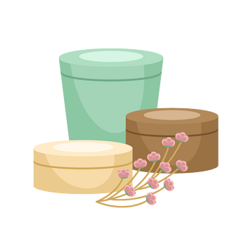 手绘护手霜图形