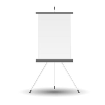 空白海报展架
