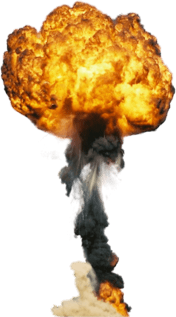 原子弹爆炸蘑菇云