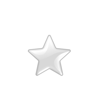 银色金属五角星