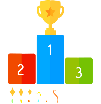 奖杯领奖台卡通素材