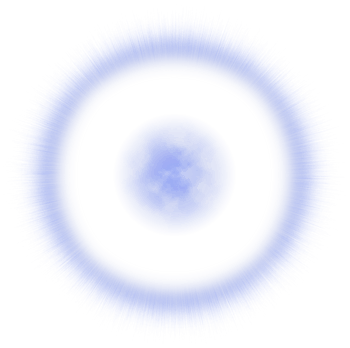 蓝色圆形光晕