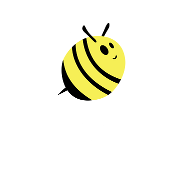 简易画蜜蜂元素卡通手绘图标元素