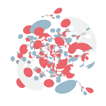 环形蓝色图标矢量