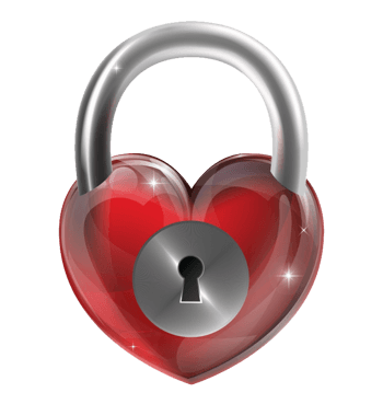 爱心锁