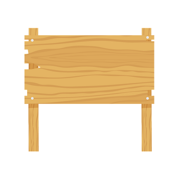 矢量手绘木牌