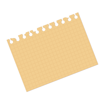 黄色质感商务活页便签