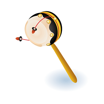 拨浪鼓素材图片