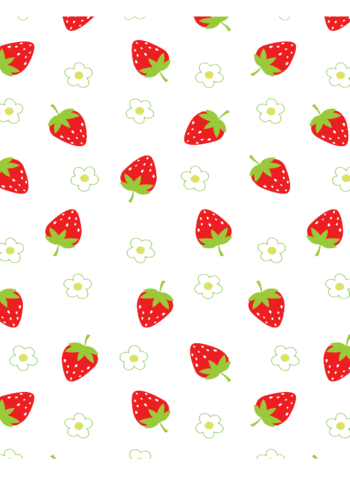 草莓朵朵背景图片素材