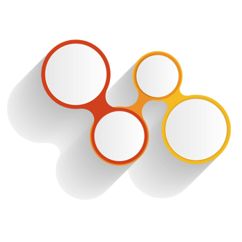 矢量圆形形状装饰