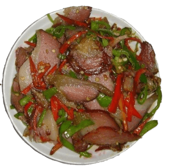 臘肉炒青椒