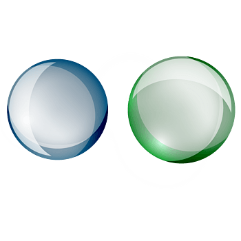 通透的玻璃球素材