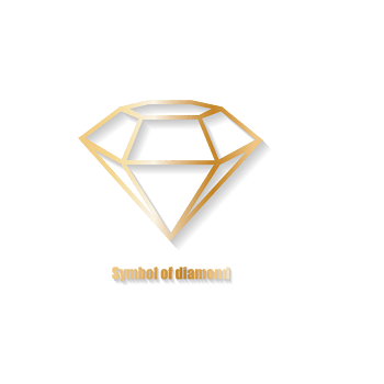 矢量蓝色闪光正方形立体钻石