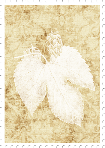 黄色邮票 树叶邮票