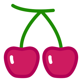 卡通手绘水果车厘子