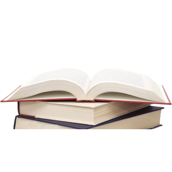 翻开的书本