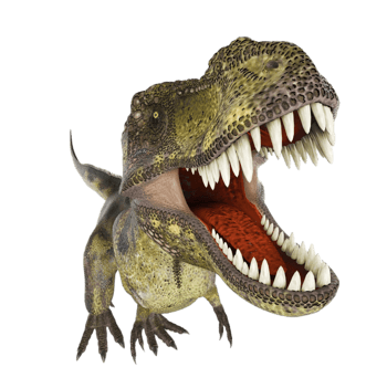 张大嘴巴的恐龙