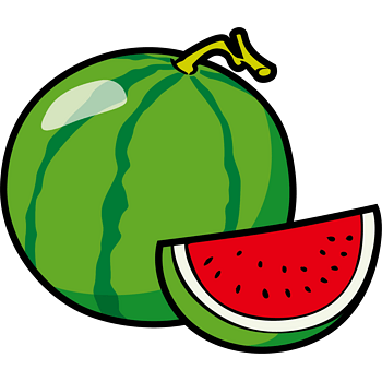卡通画西瓜