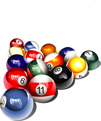 高清透明素材台球桌