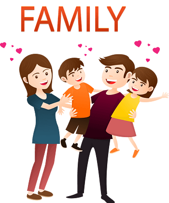 手绘一家人图片-手绘一家人设计素材-手绘一家人素材免费下载-万素网