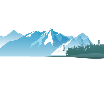 扁平山矢量素材图片