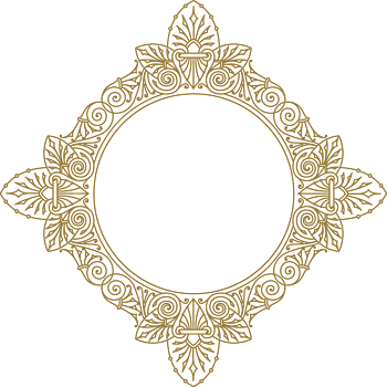 矢量欧式圆形边框