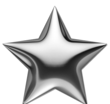 五角星金属质感