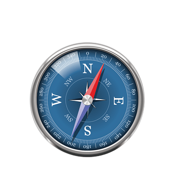 蓝色指南针