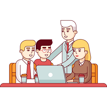 精英开会矢量素材