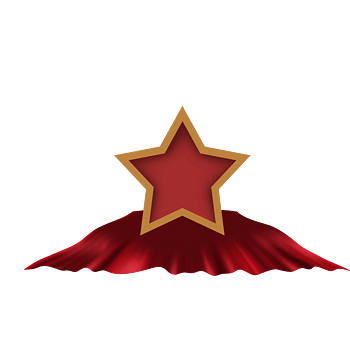 红星免抠元素图片-元素素材4493309-万素网