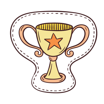 奖杯卡通