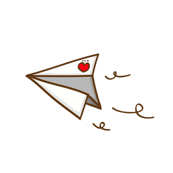 卡通纸飞机