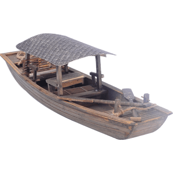 阳光明媚的地中海渔船