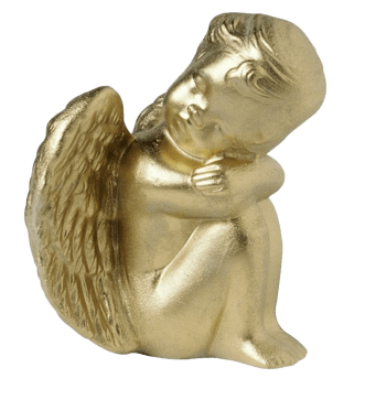 睡觉的金色天使免扣素材