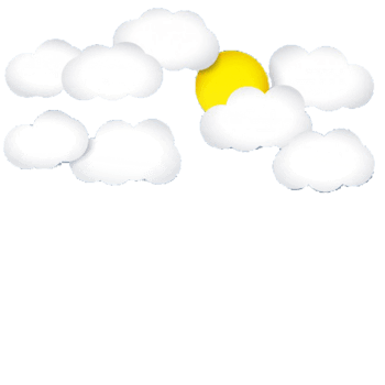 云朵里面的太阳