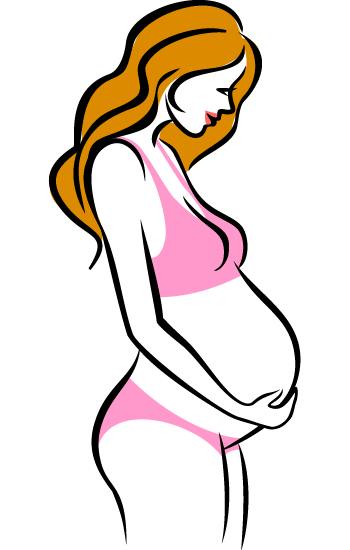 孕妇卡通素材