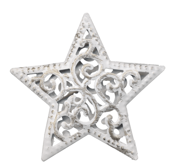 银色金属五角星