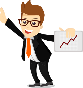 商务业务员卡通形象