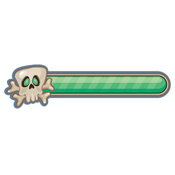 矢量绿色质感能量条