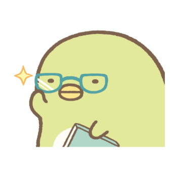 戴眼镜的小鸭子