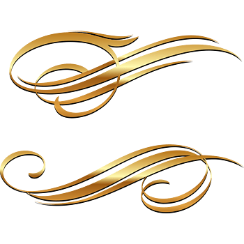 金色欧式花纹边纹