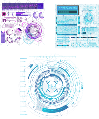 科学数据背景 矢量素材 600 596px 编号 Eps格式 万素网